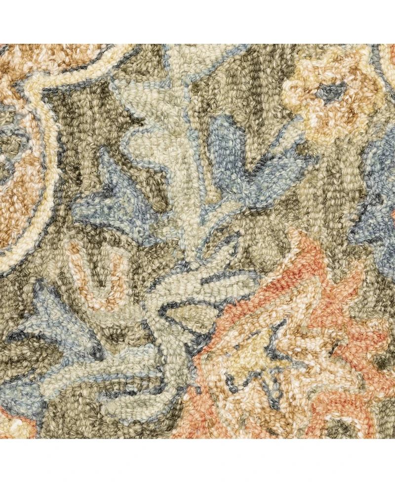Oriental Weavers Alfresco ALF01 Blue 2'6" x 8' Runner Rug
