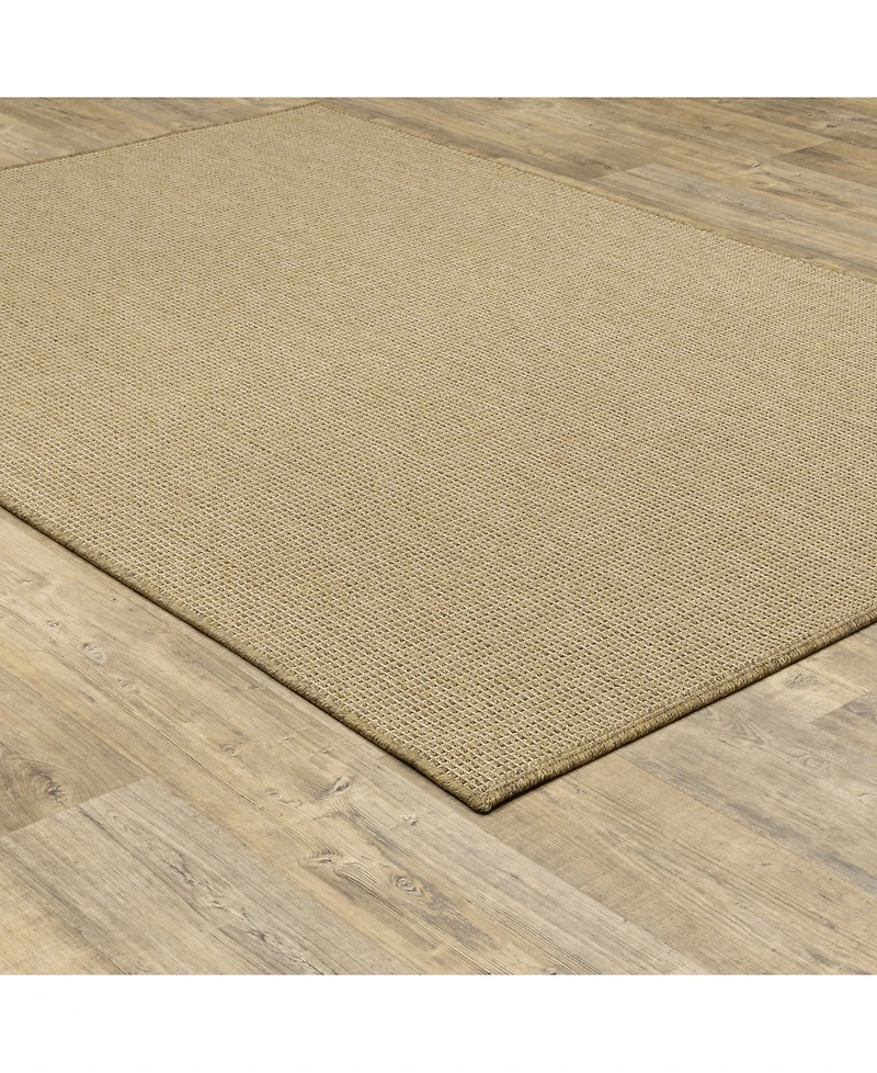 Oriental Weavers Karavia 2067X Sand 6'7" x 9'6" Outdoor Area Rug