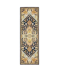 Oriental Weavers Alfresco 28408 Navy 2'6" x 8' Runner Rug
