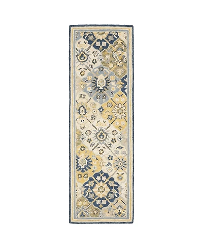 Oriental Weavers Alfresco 28406 Blue 2'6" x 8' Runner Rug