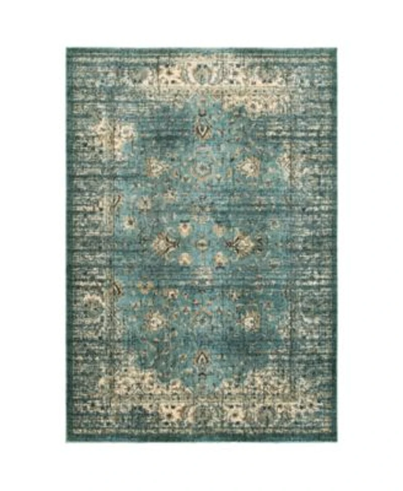 Oriental Weavers Empire Emp04 Blue Rug