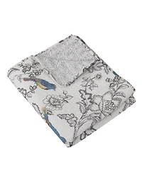 Levtex Mockingbird Toile Reversible Quilted Throw, 50" x 60"