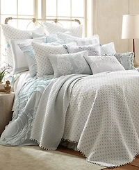 Levtex Ditsy Spa Medallion Print 2-Pc. Sham Set, European
