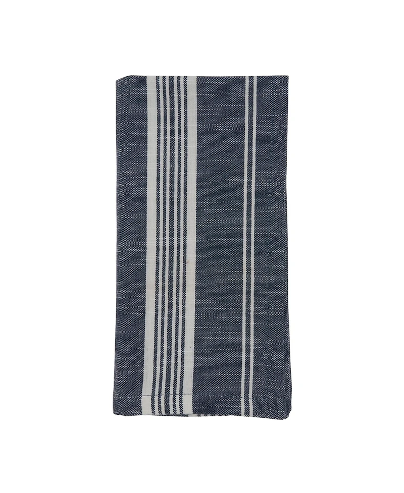 Saro Lifestyle Striped Napkin Set of 4
