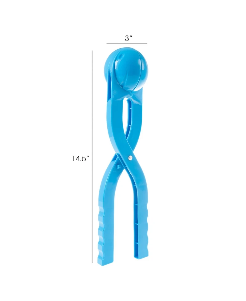 Hey Play Snowball Maker Tool With Handle For Snow Ball Fights, Fun Winter Outdoor Activities And More, For Kids And Adults, Set Of 2