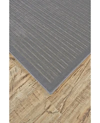 Feizy Melina R3398 Silver 8' x 11' Area Rug