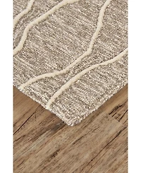 Feizy Enzo R8734 Ivory 5' x 8' Area Rug