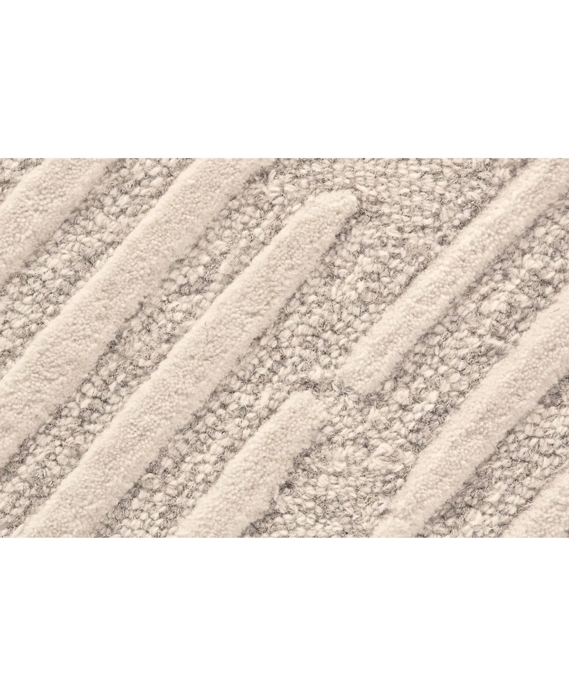 Feizy Enzo R8737 Ivory 3'6" x 5'6" Area Rug