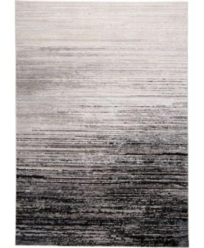 Simply Woven Hadlee R3337 Black Rug