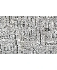 Feizy Colton R8793 Gray 3'6" x 5'6" Area Rug