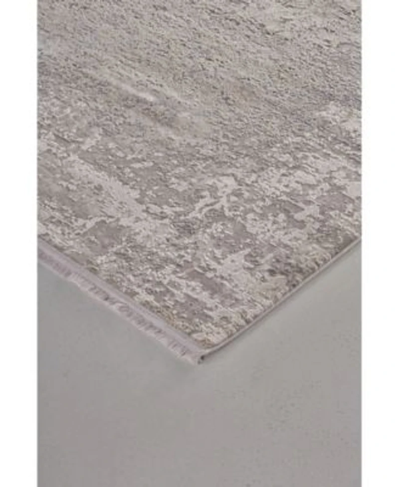 Simply Woven Rayne R3888 Silver Area Rug