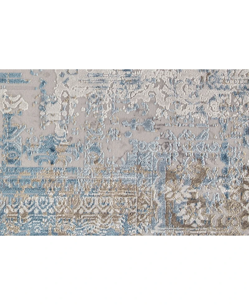 Feizy Cadiz R3890 Blue 2'2" x 3'2" Area Rug