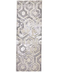 Feizy Micah R3046 Beige 2'10" x 7'10" Runner Rug