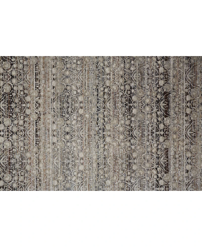 Feizy Caprio R3961 Brown 3'9" x 5'9" Area Rug