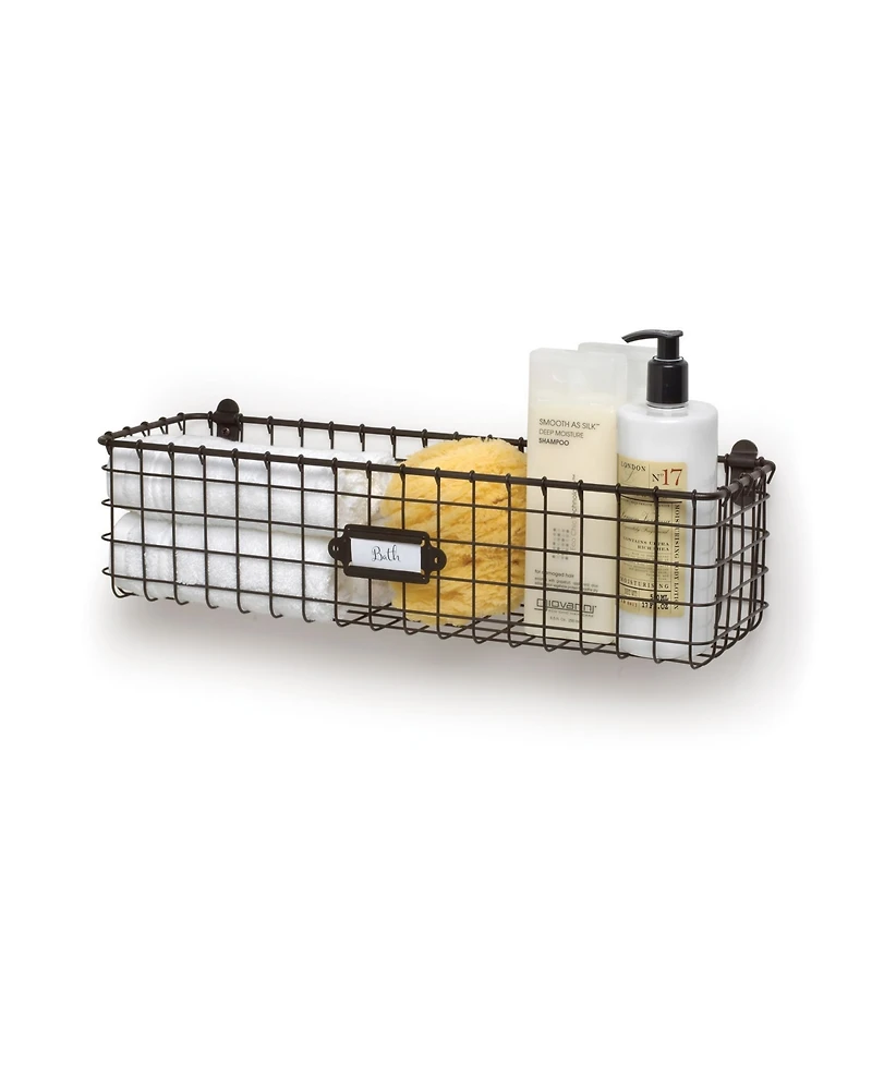 Spectrum Vintage-like Living Wall Mount Basket