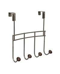 Spectrum Cambridge Over The Door 4-Hook Rack