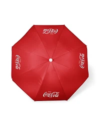 Oniva by Picnic Time Coca-Cola 5.5 Ft. Portable Beach Umbrella