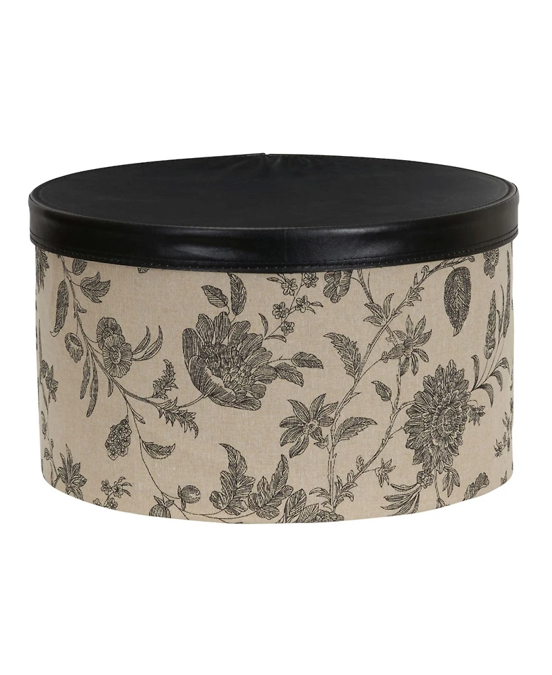 Round Hat Boxes, Set of 3