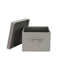 Household Essentials Large Fabric Storage Bins 2 Pack