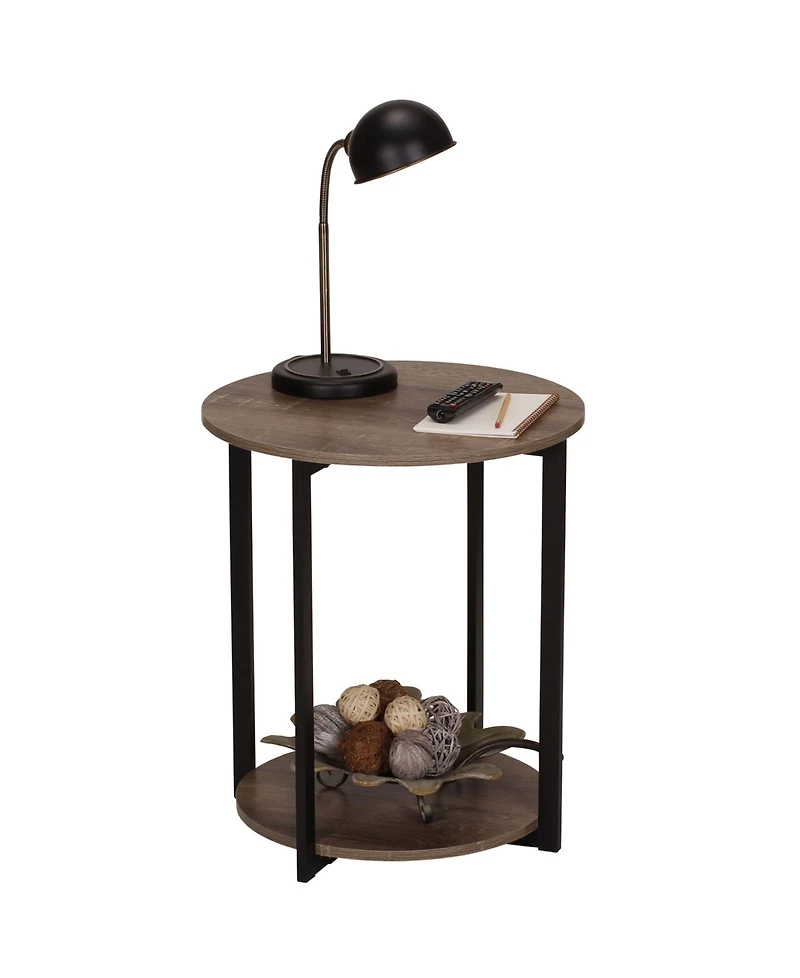 Household Essential Ashwood Low Side Table