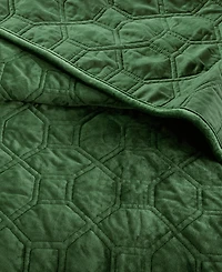 Madison Park Harper Quilted Velvet 3-Pc. Quilt Set, Full/Queen