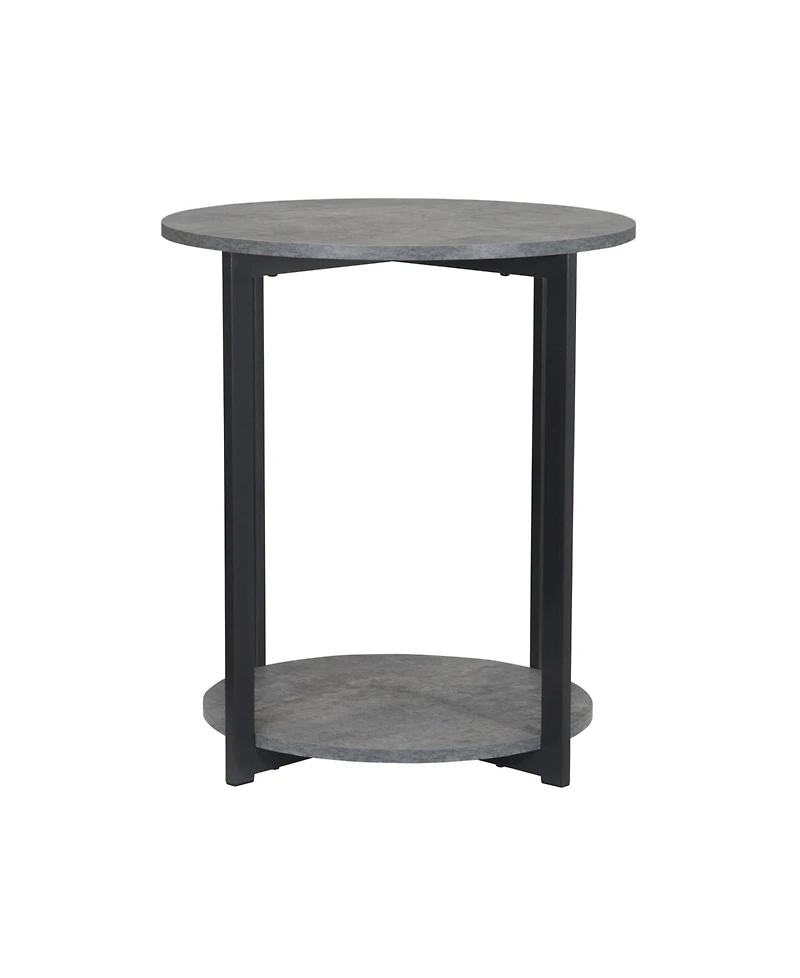 Household Essential Greystone Low Side Table