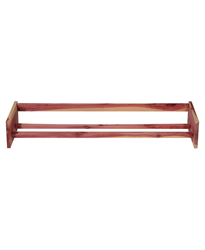 Household Essentials CedarFresh Stackable Cedar Shoe Rack