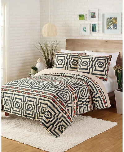 Justina Blakeney by Maker's Collective Hypnotic 3-Pc. Quilt Set