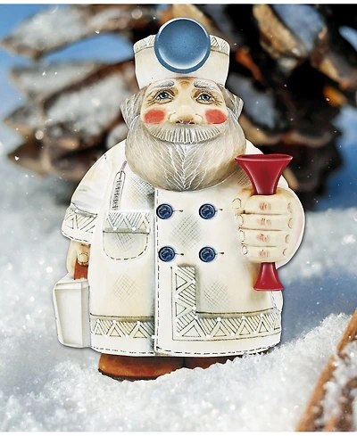 Designocracy Doctor Santa Wooden Decor