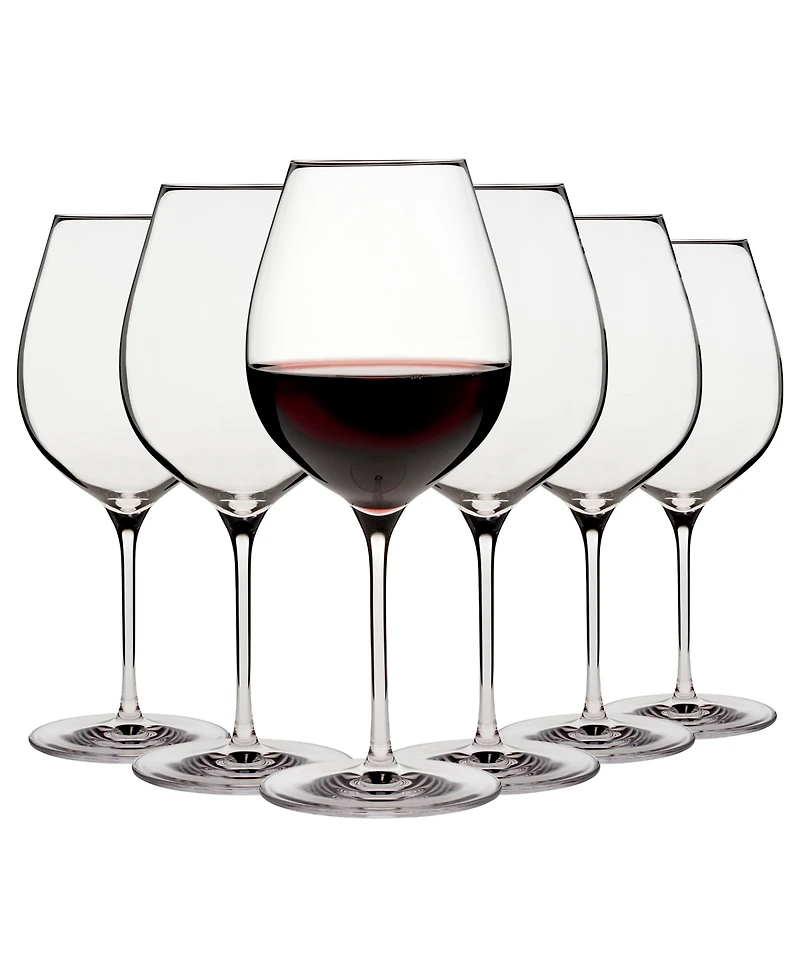 Karen MacNeil Flavor First, Set of 6 Bold & Powerful Wine Glasses