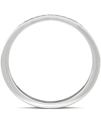 Charles & Colvard Moissanite V-Shape Wedding Band (1/5 ct. t.w. Dew) 14k White Gold