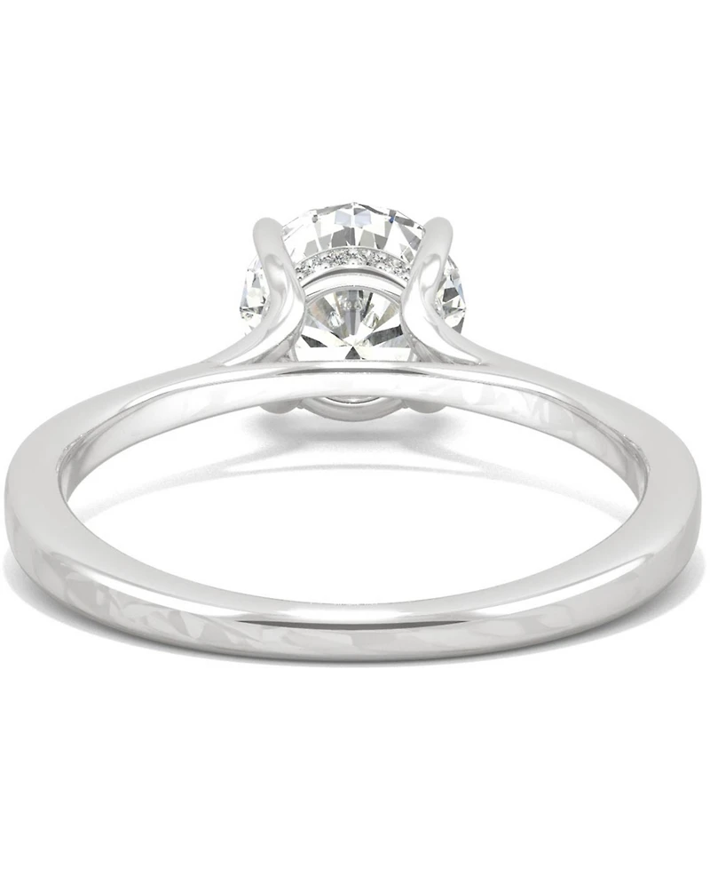 Charles & Colvard Moissanite Engagement Ring (1-5/8 ct. t.w. Dew) 14k White Gold
