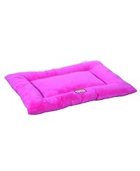 Armarkat M01CZH-l Large Pet Bed Mat , Dog Crate Soft Pad With Poly Fill Cushion, Vibrant PInk