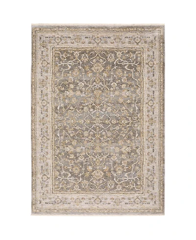 Oriental Weavers Maharaja 40M Beige and Gray 5'3" x 7'6" Area Rug