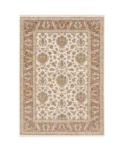 Oriental Weavers Maharaja 5091Z Rust and Ivory 2'3" x 7'6" Runner Rug