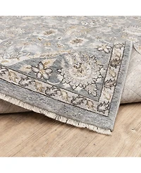 Oriental Weavers Maharaja 70E Blue and Ivory 2'3" x 7'6" Runner Rug