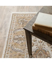 Oriental Weavers Maharaja 5091Z Ivory and Gold 2' x 3' Area Rug