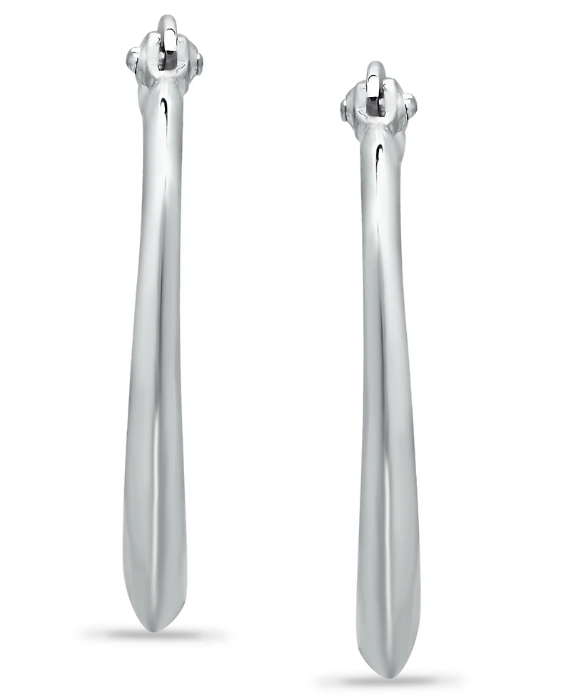 Giani Bernini Graduated Hoop Earrings in Sterling Silver, Created for Macy's