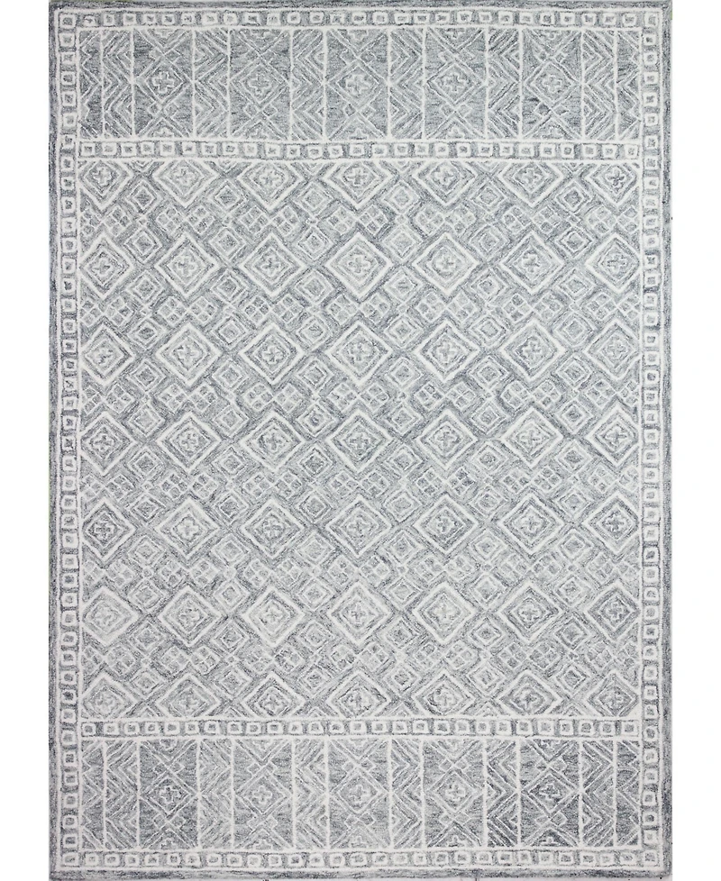 Closeout! Bashian Taron Val-09 Slate 3'6" x 5'6" Area Rug