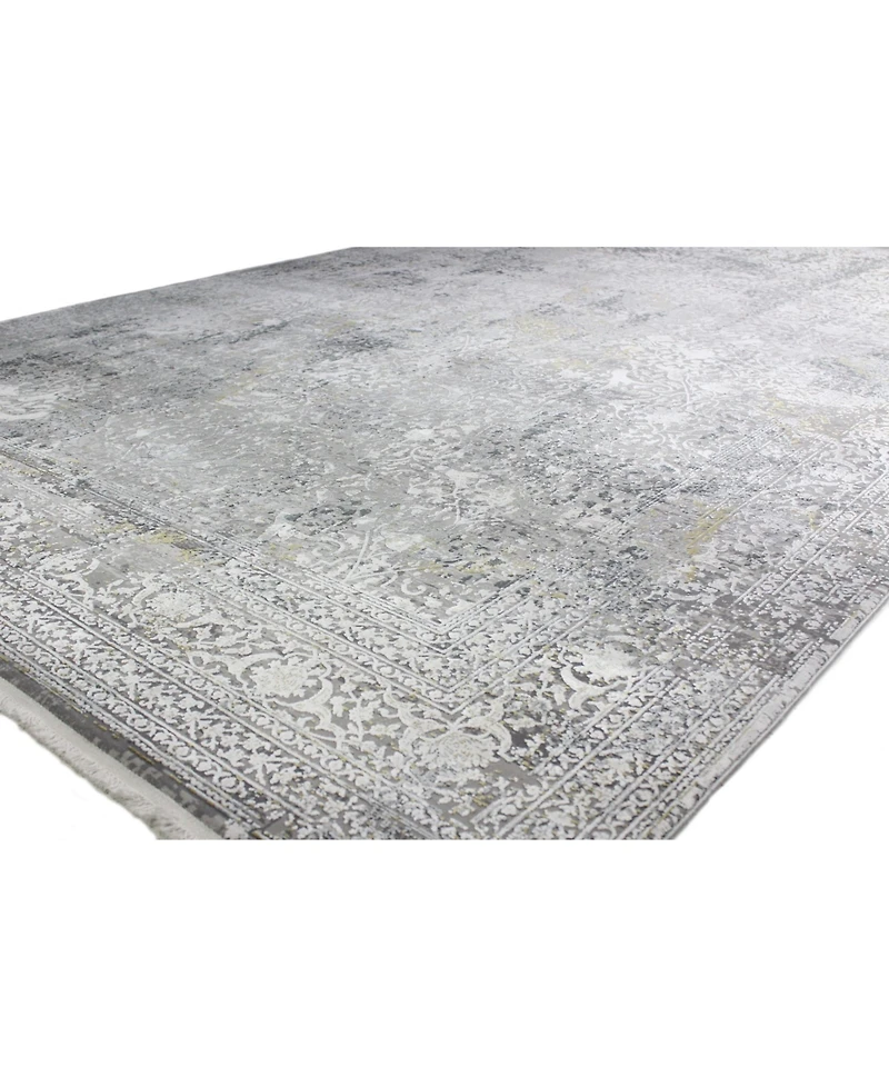 Bashian Charm Cha-09 Gray 7'9" x 9'9" Area Rug