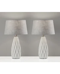 Adesso Joan 2 Piece Table Lamp Bonus Pack