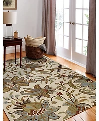 Bashian Taron Val-01 Ivory 3'6" x 5'6" Area Rug
