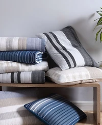 Nautica Galewood Beige Cotton Reversible 3-Piece Quilt Set