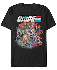Fifth Sun Men's G.i.Joe Group Collage Short Sleeve T-Shirt