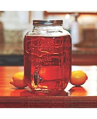Circle Glass Mini Yorkshire Dispenser, 1 Gal
