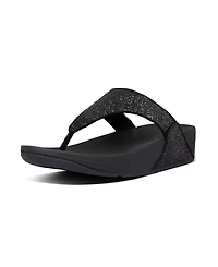 FitFlop Women's Lulu Glitter Toe-Thongs Sandal