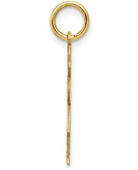 Mini Girl Charm Pendant in 14k Gold