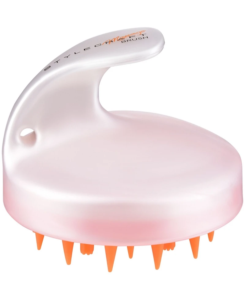 Stylecraft Professional Hair Massage and Shampoo Brush with Soft Silicone Bristles