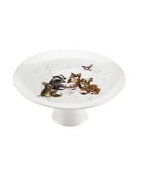 Royal Worcester Wrendale Designs Footed Cake Plate - Woodland Party