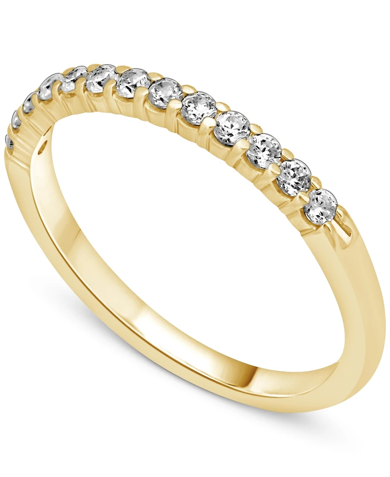 Diamond Band (1/4 ct. t.w.) 14k White, Yellow, or Rose Gold